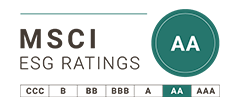 Logo certified by AA Ratings from MSCI